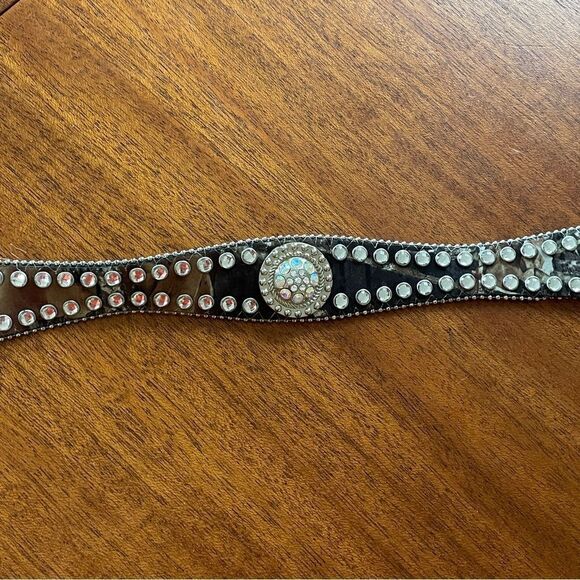 Blazin Roxx Mossy Oak Breakup Camo Leather Belt Size Small 38” end to end - Picture 5 of 13